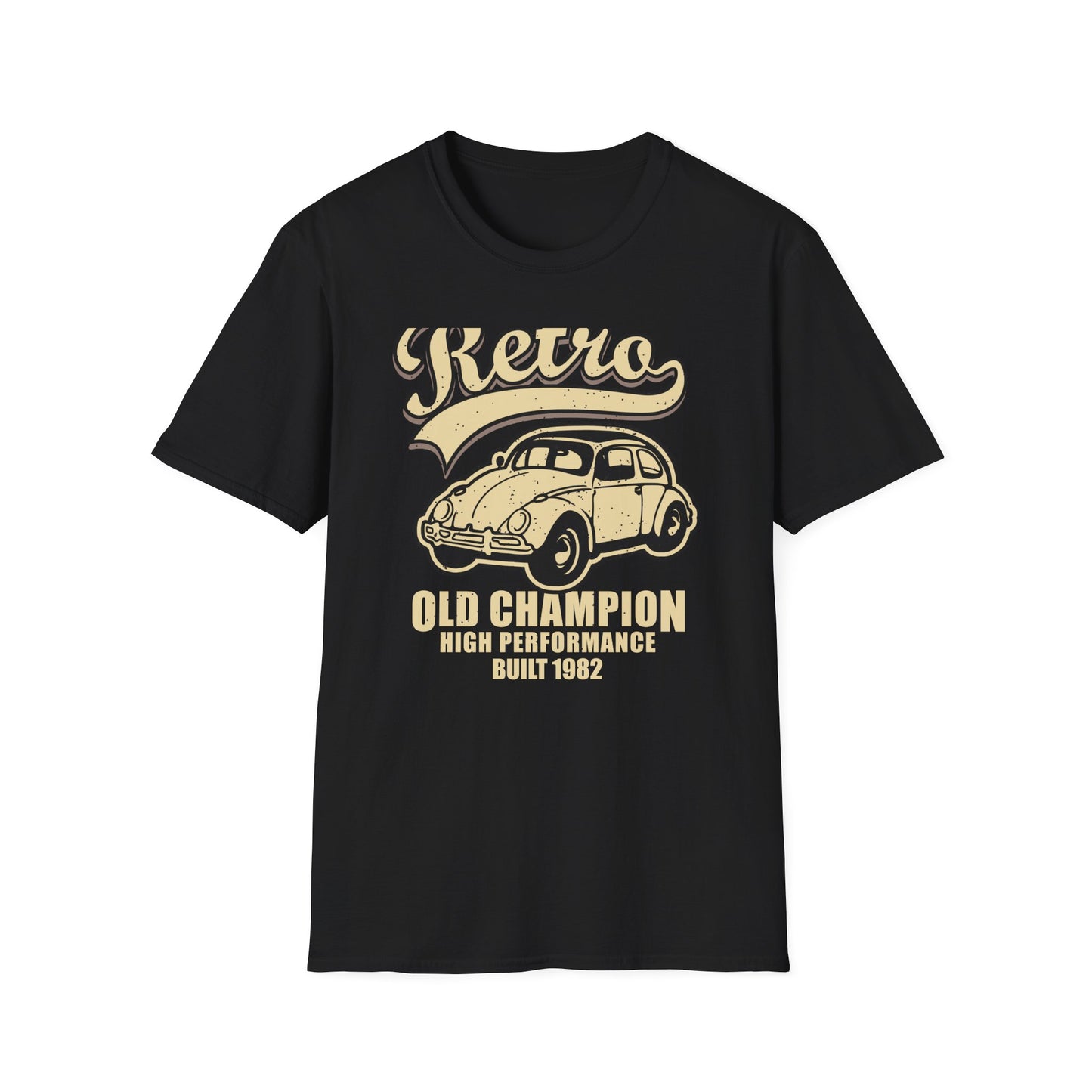 Legendary Retro Old Champion Built 1982 Car T-Shirt for Classic Auto Enthusiasts & Vintage Lovers - Exclusive Gift!