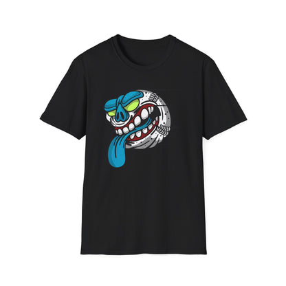 Epic Wild Face T-Shirt - Speedy Cartoon Monster Tongue Tee for Edgy Streetwear & Unique Style