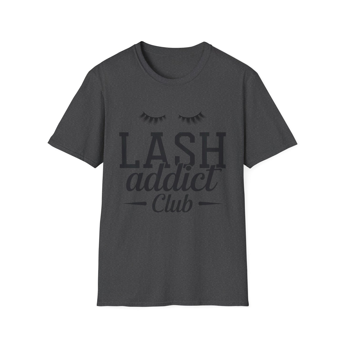 Obsessed Lash Addict Club T-Shirt | Chic Glam Beauty Queen Tee for Lash Techs & Makeup Artists