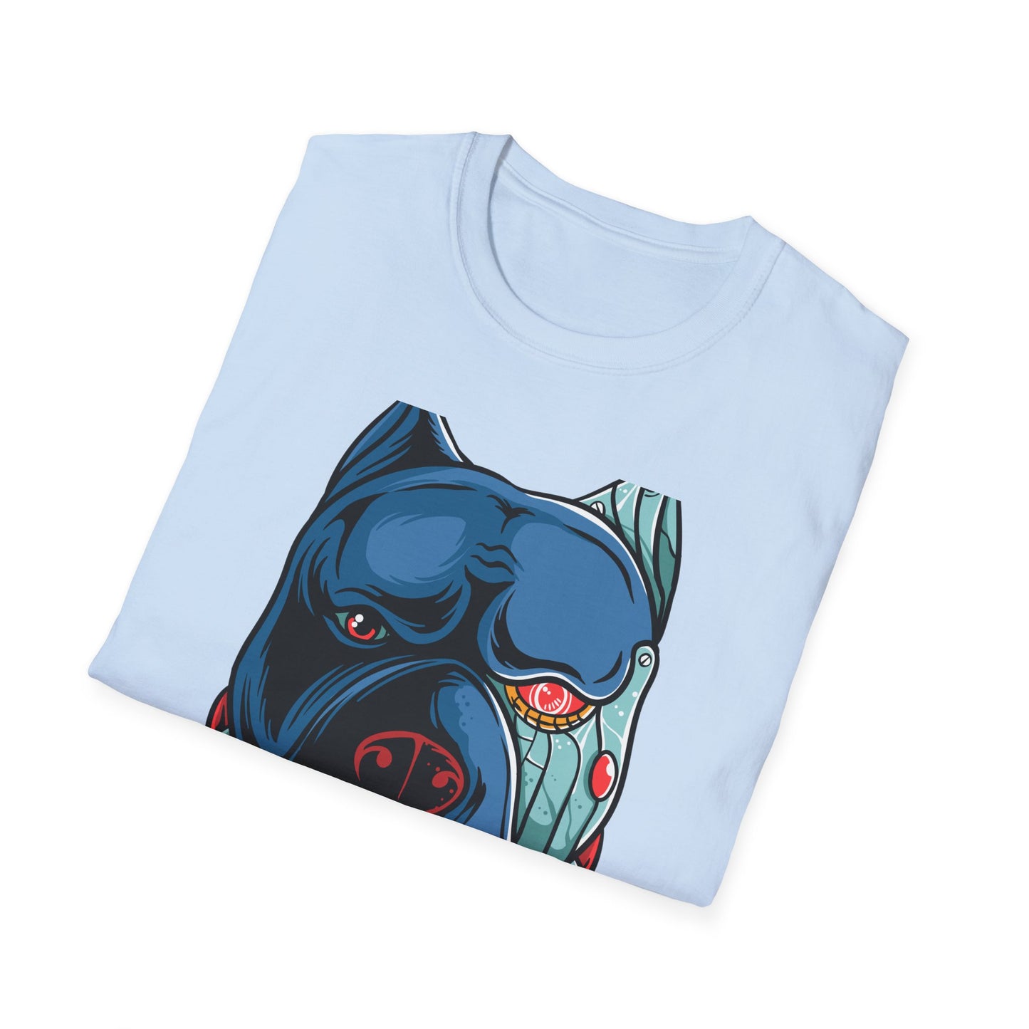 Epic Cyborg Pitbull T-Shirt | Futuristic Dog Lover Tee | Unleash Your Style with this Badass Cyberpunk Graphic
