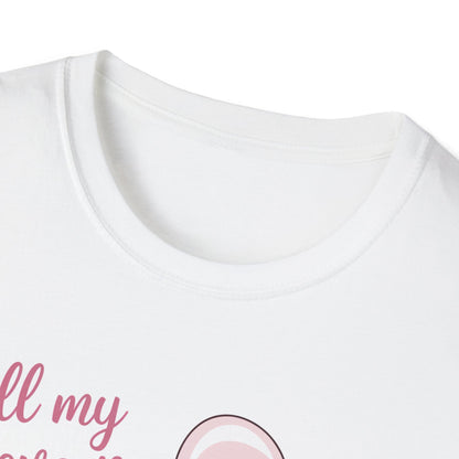 Sweet 'All My Love Is Yours' T-Shirt | Romantic Heart Balloon & Gifts Tee for Valentine's & Anniversaries