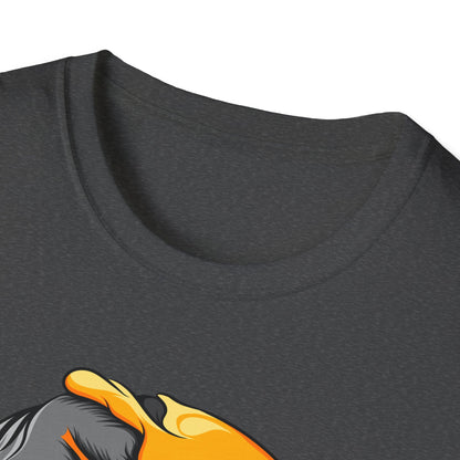 Unique Half Emoji Skull T-Shirt | Bold Melting Face Graphic Tee | Edgy Dual Personality Design for Distinct Style Seekers