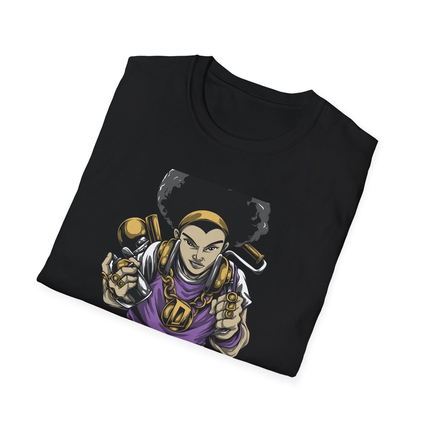 Dynamic Hip Hop DJ T-Shirt - Epic Urban Graffiti Artist Streetwear Graphic Tee | Music Culture