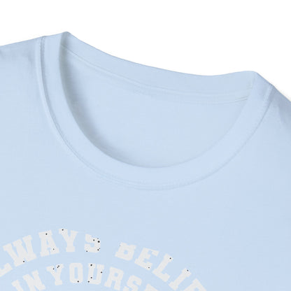 Vintage London Athletic Dept. T-Shirt | Believe In Yourself England Tee | Premium Quality Sportswear & Inspirational Style