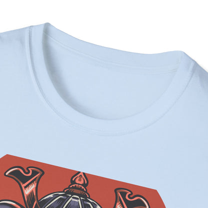 Epic Samurai Wolf Warrior T-Shirt - Japanese Kabuto & Fierce Spirit Tee | Bold Graphic Tee