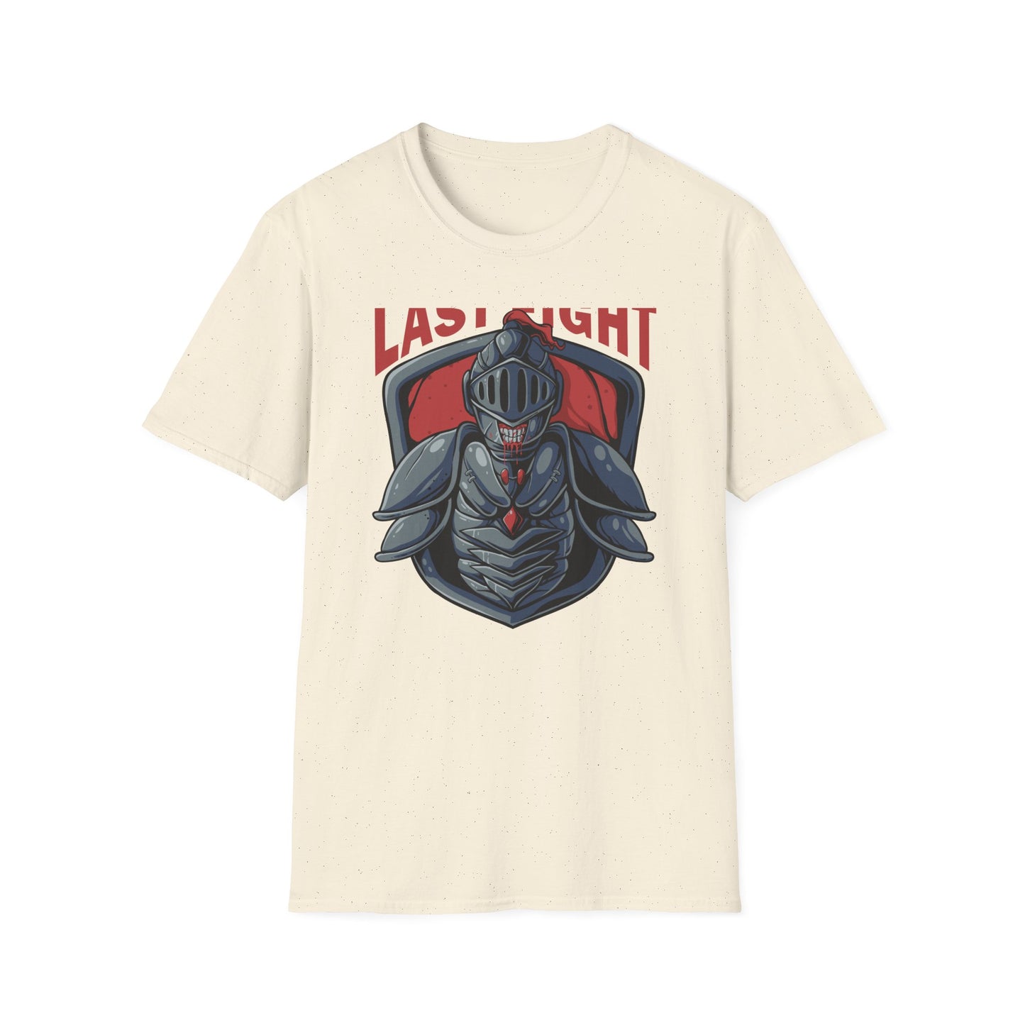 Epic Last Fight Undead Knight T-Shirt | Grim Medieval Warrior Battle Tee | Dark Fantasy Gaming Apparel