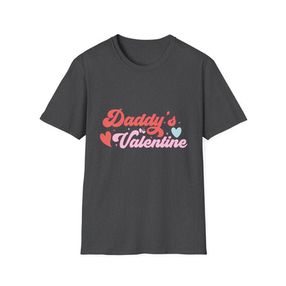 Sweet Daddy's Valentine T-Shirt | Adorable Retro Groovy Hearts & Stars Tee for Dads & Kids - Perfect Gift!