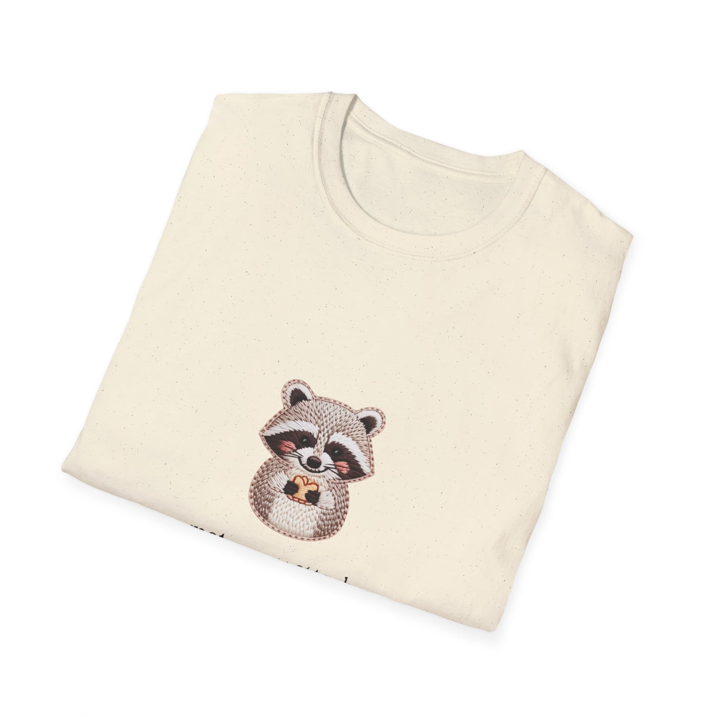 Adorable 'Emotionally Attached to Snacks' Raccoon T-Shirt - Hilarious Foodie & Animal Lover Tee - Unique Gift!