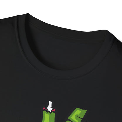 Groovy Zombie Hand T-Shirt with Smiling Monster Face | Spooky Halloween Rock On Tee | Creepy Fun Apparel