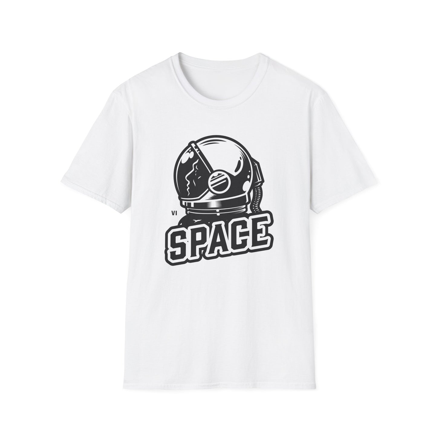 Retro Astronaut Helmet 'SPACE' T-Shirt | Vintage Space Explorer Tee for Sci-Fi Fans & Dreamers | Cool & Unique Graphic