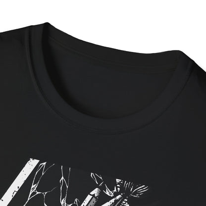 Unleash Creative Hustle: "Work or Die" Artist T-Shirt - Bold Grunge Art & Design Statement Tee