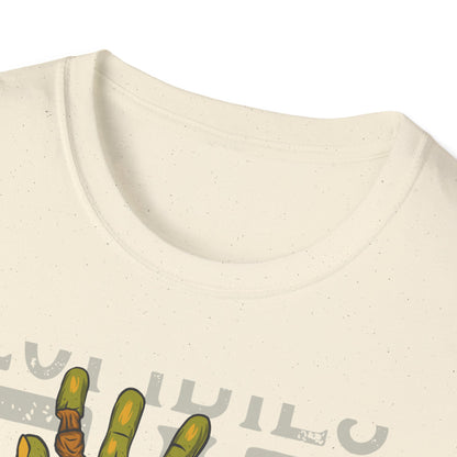 Hilarious Zombie 'Eat Fine' T-Shirt - Epic Horror Humor Tee for Undead Fans & Halloween