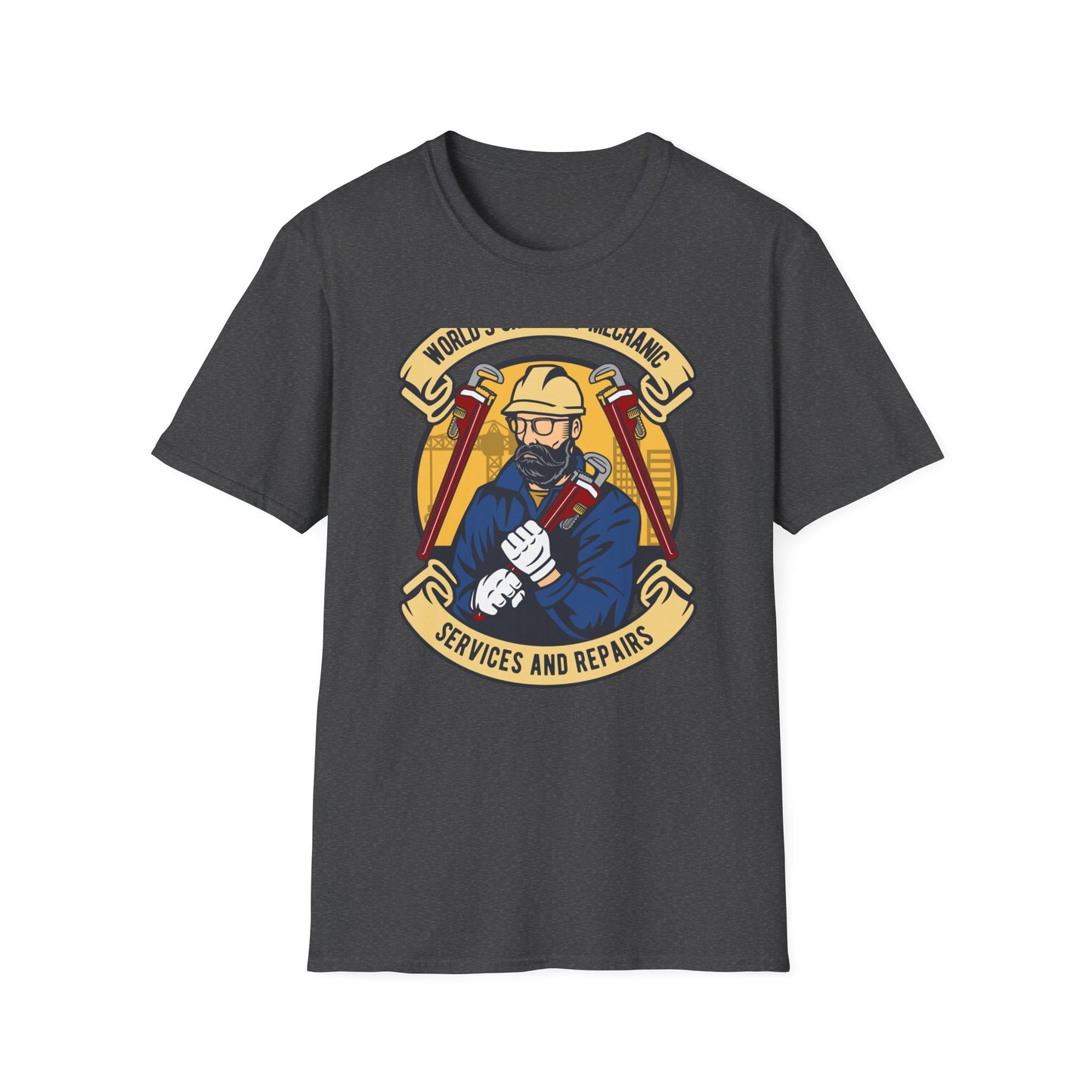 Epic World's Greatest Mechanic T-Shirt - Master Handyman, Repair & Service Pro | Awesome Tradesman Gift Idea