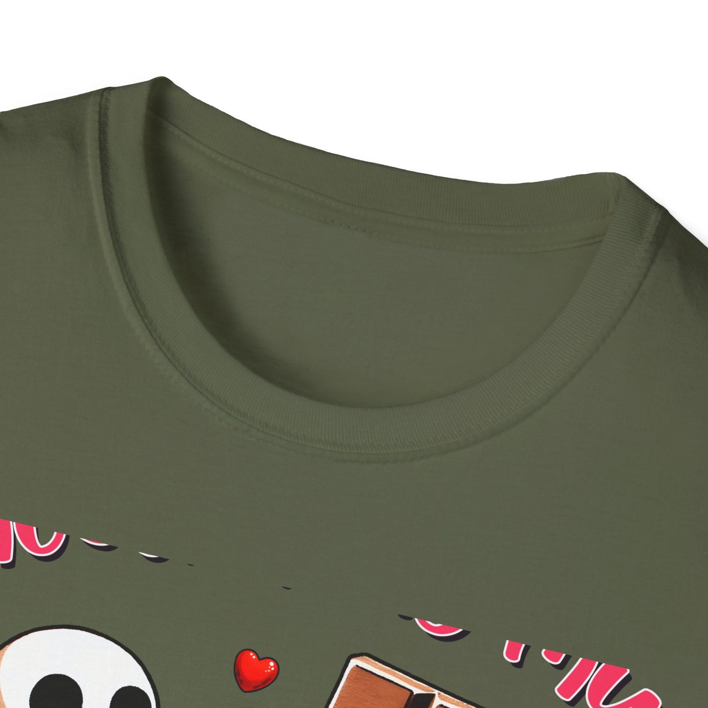 Funny Skeleton & Chocolate Valentine T-Shirt - Adorable 'Chocolate is My Valentine' Tee for Sweethearts & Singles