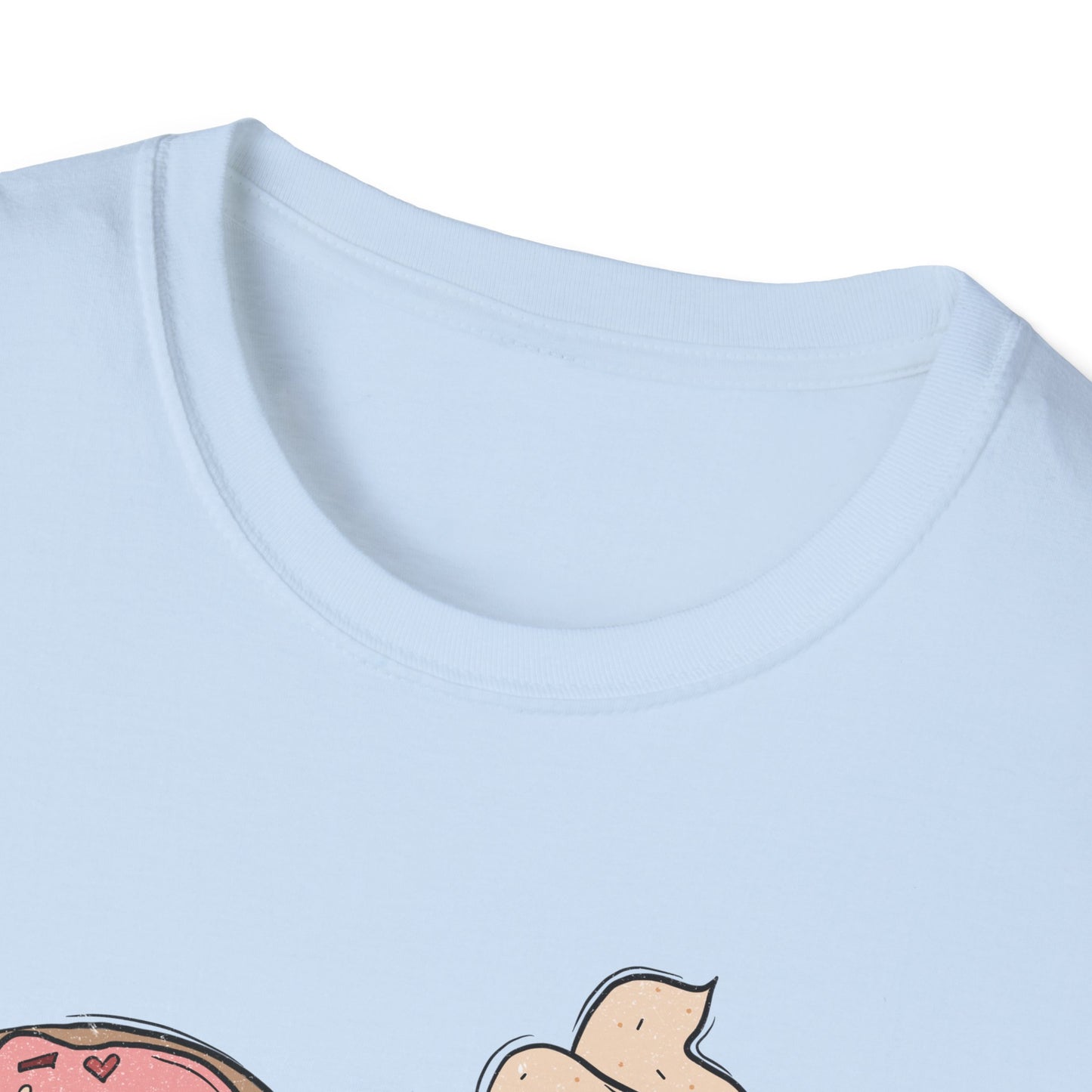 Adorable 'Better Together' Donut & Coffee Love T-Shirt | Retro Vintage Sweet Treat Couple's Tee | Perfect Valentine's Gift
