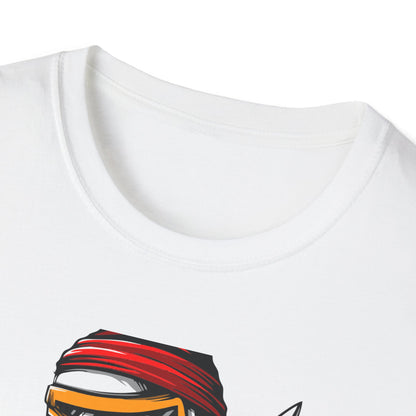 Epic Urban Mandalorian Graffiti Artist T-Shirt | Unique Sci-Fi Street Art Tee | Cool Bounty Hunter Fan Gift