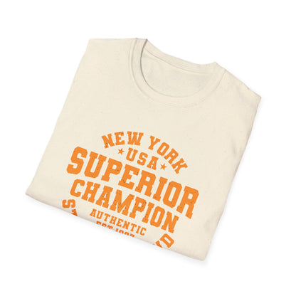 New York USA Superior Champion T-Shirt | Authentic Staten Island Pride Tee | Vintage Est. 1997 Limited Edition NYC Style