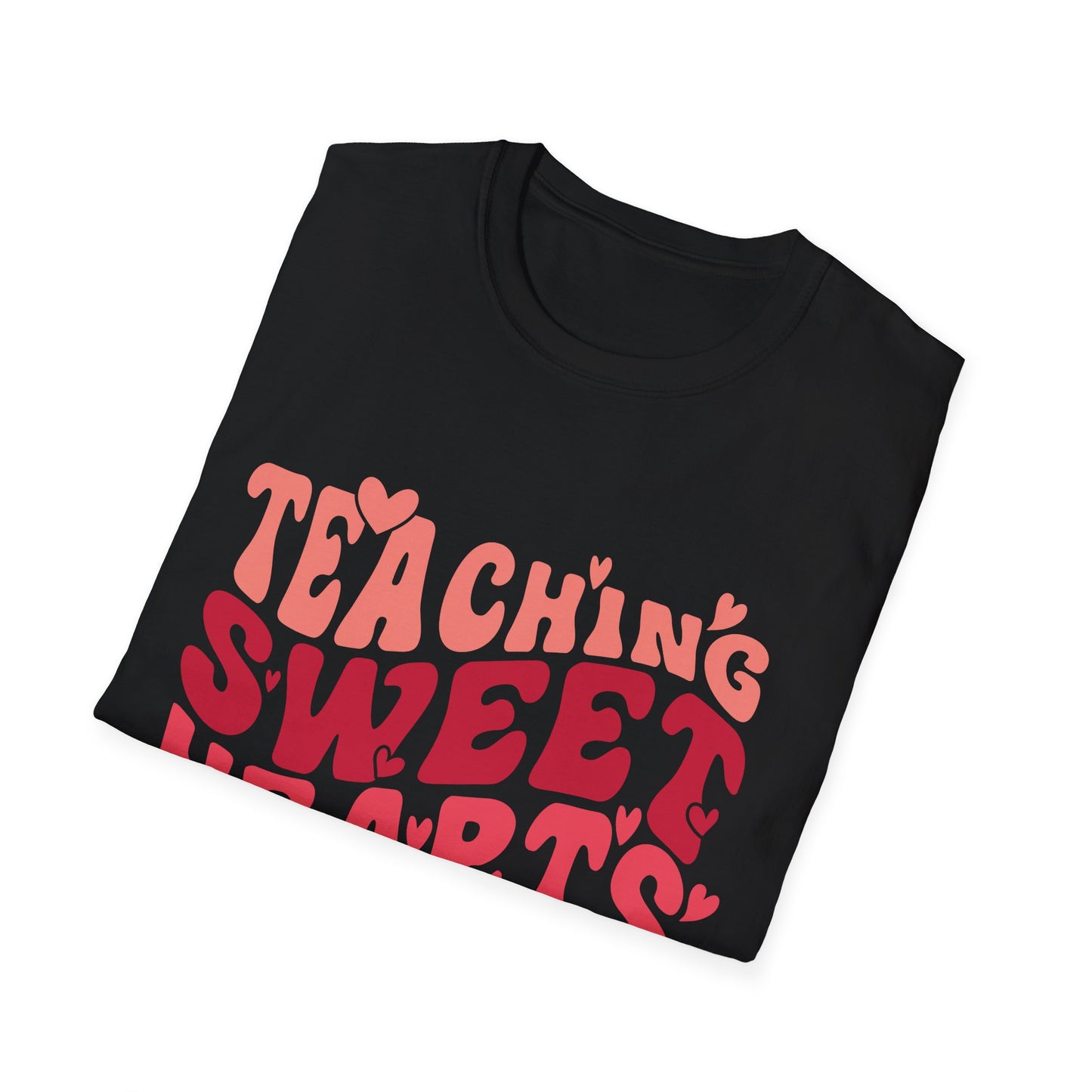 Adorable Teaching Sweet Hearts T-Shirt - Perfect Retro Valentine's Gift for Educators & Teachers