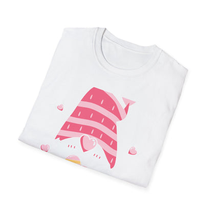 Adorable Valentine's Day Gnome T-Shirt | Sweet Heart Gift Tee for Her & Couples
