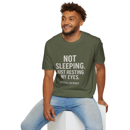 Just Resting My Eyes Dad Humor Graphic Tee