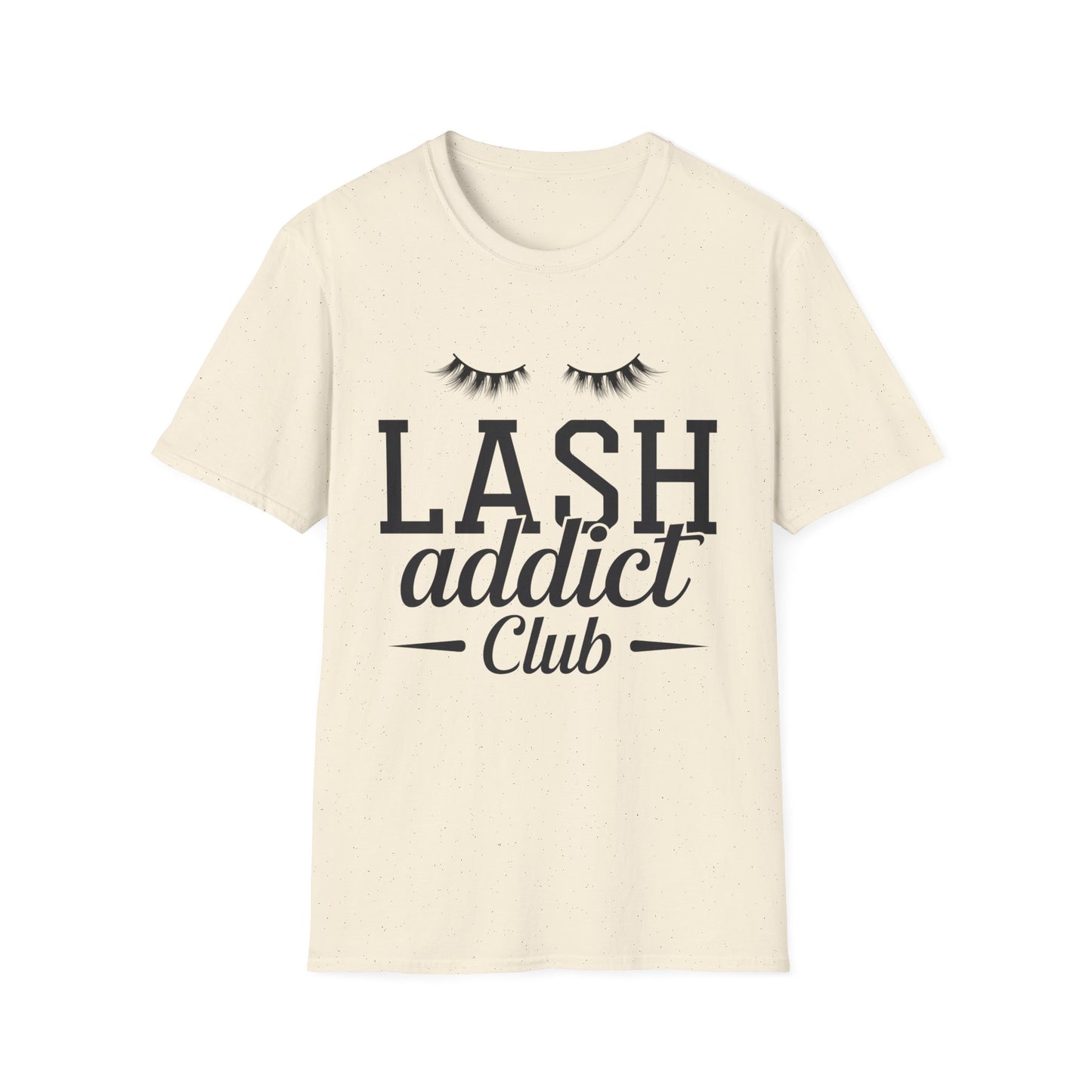 Obsessed Lash Addict Club T-Shirt | Chic Glam Beauty Queen Tee for Lash Techs & Makeup Artists
