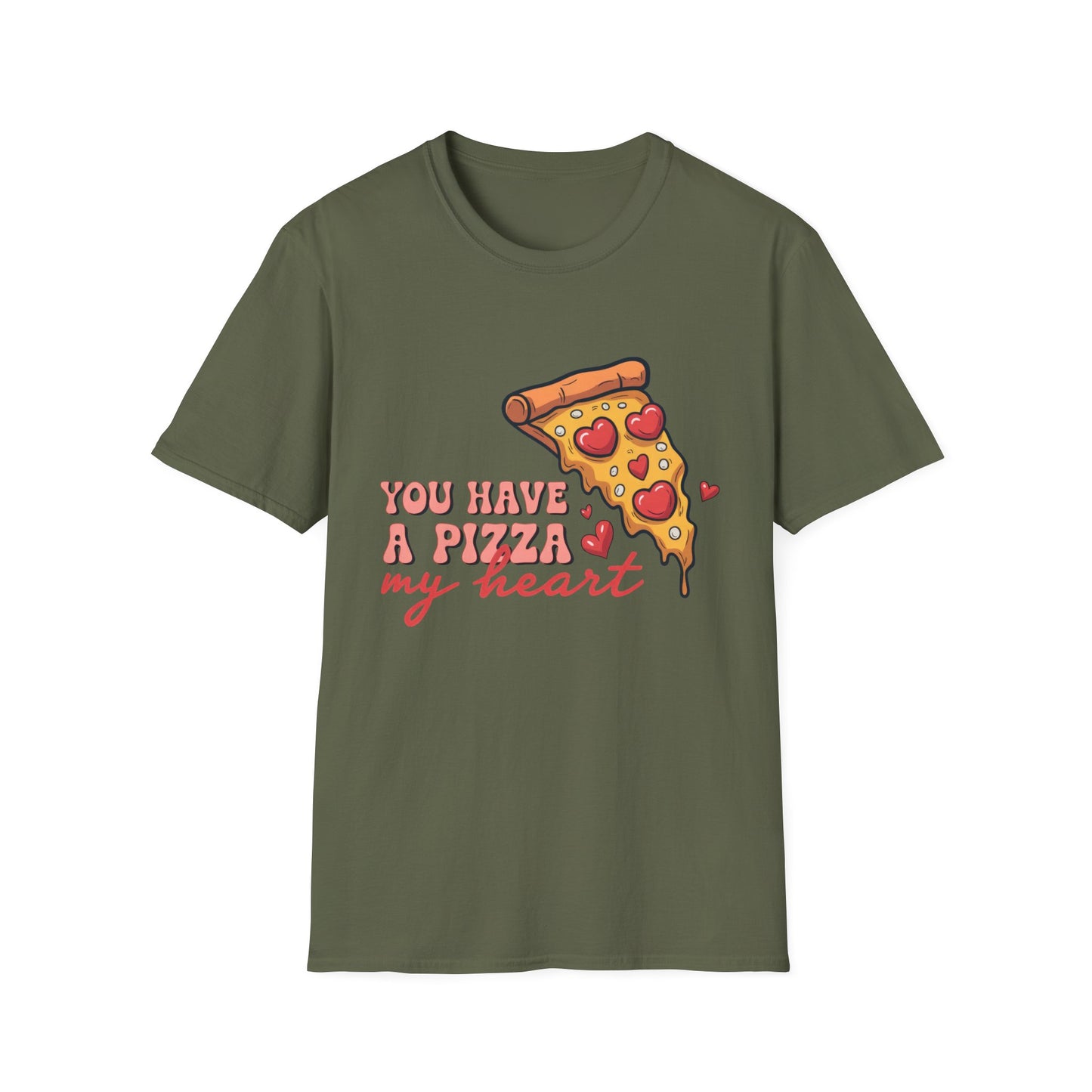 Adorable 'You Have a Pizza My Heart' T-Shirt - Cute Valentine's Day Love Gift for Foodies & Couples