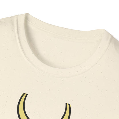 Mystical Crescent Moon Bat Creature T-Shirt - Gothic Vampire Beast Tee for Dark Fantasy & Horror Fans