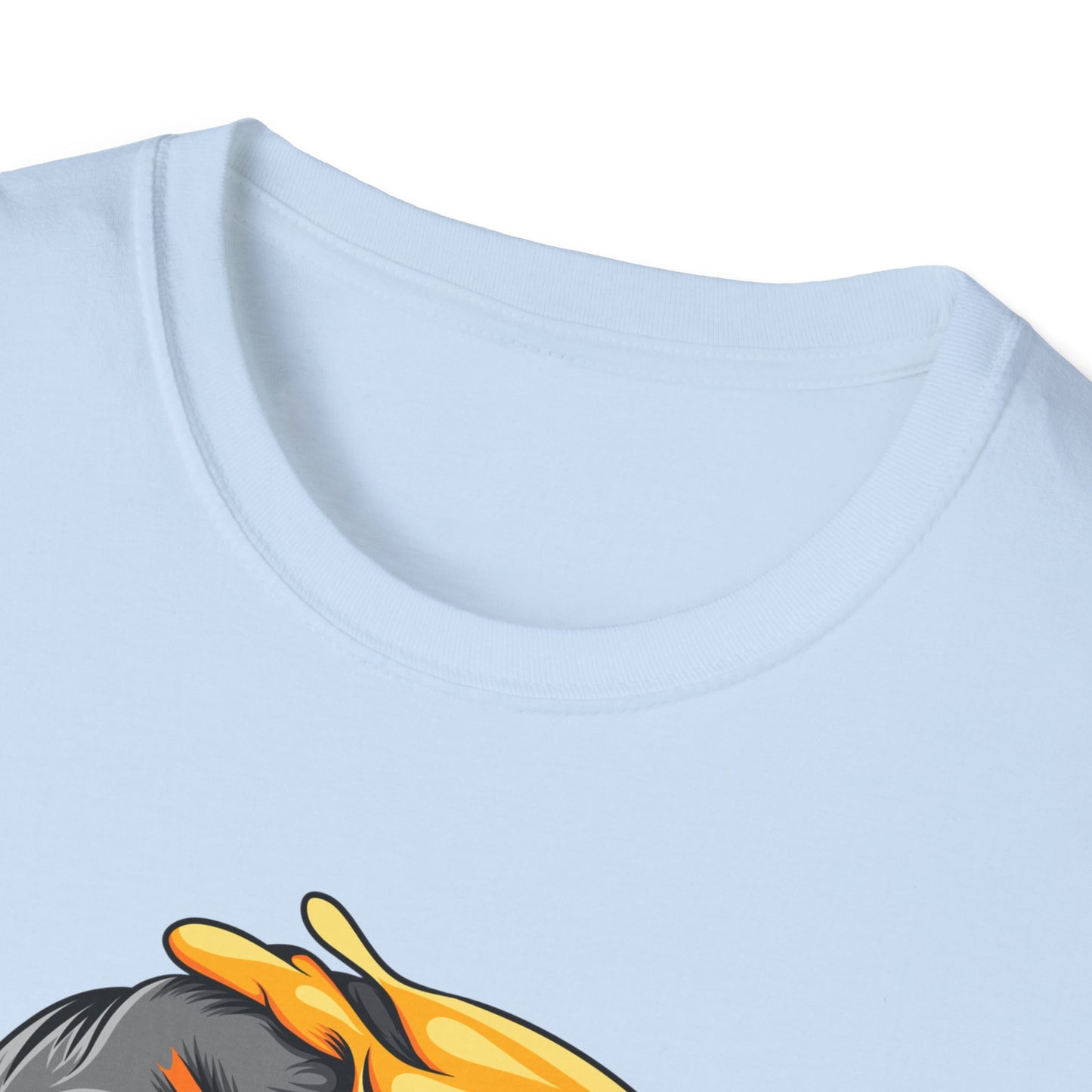 Vibrant Melting Emoji Skull T-Shirt | Unique Horror Pop Art Streetwear Tee | Edgy Graphic Design Statement