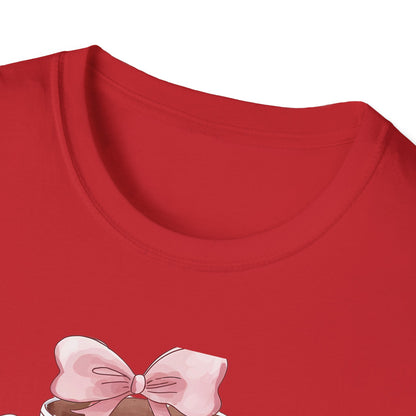 Cozy Pink Books & Teacup T-Shirt | Aesthetic Book Lover Gift | Delightful Reader Style Top