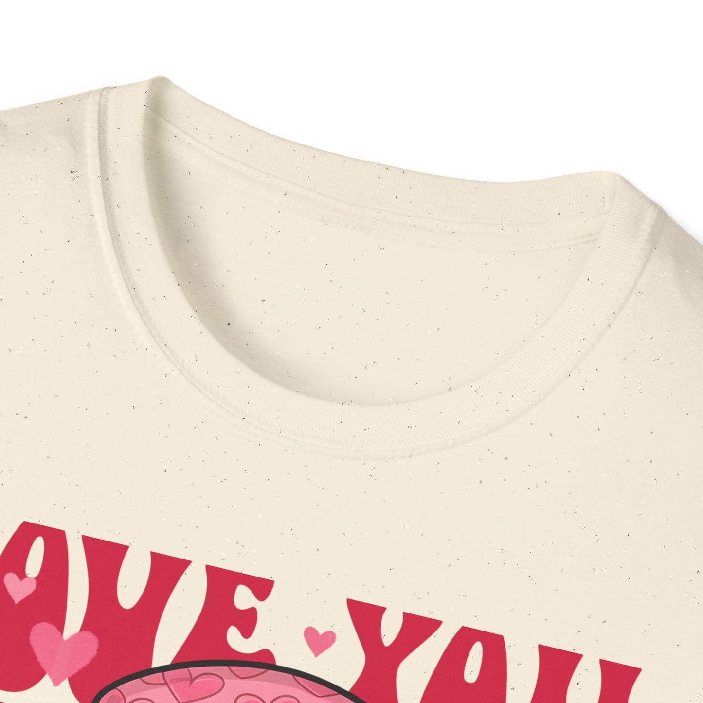 Super Cute Groovy Smiley Face T-Shirt - Pink Hearts Cowboy Hat & Peace Sign - Awesome 'Love You' Tee for Valentine's Day