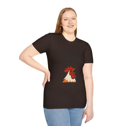 Caw Off Funny Rooster Graphic T-Shirt
