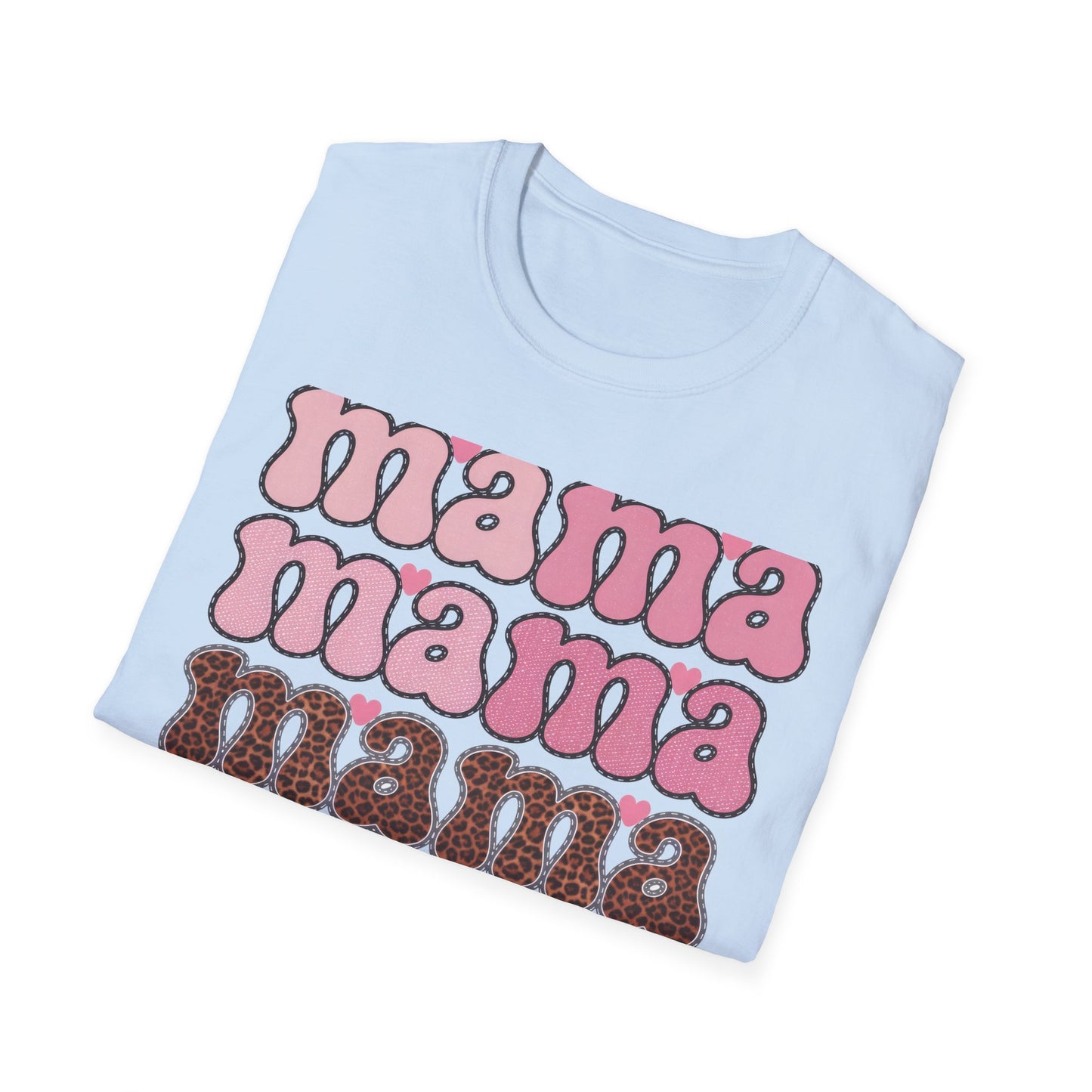 Groovy Mama T-Shirt | Retro Pink & Leopard Print Styles for Trendy Moms | Perfect Mother's Day Gift Tee
