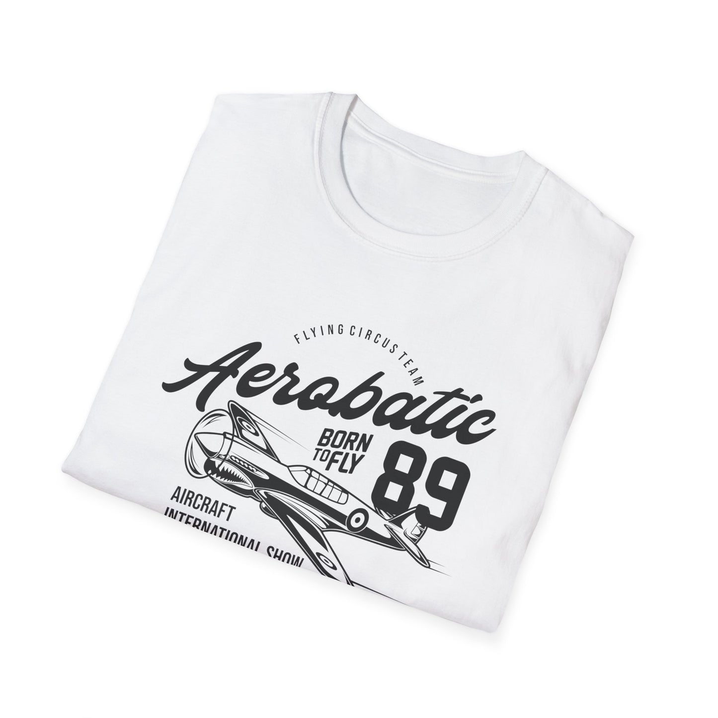Epic Aerobatic 89 T-Shirt for Pilots & Aviation Fans | Vintage Warhawk 'Born to Fly' Air Show Tee