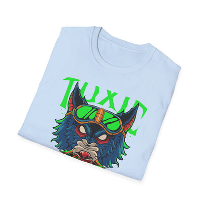 Vicious Toxic Wolf T-Shirt: Electrifying Rave Streetwear Tee with Neon Goggles – Unleash Your Edgy Style!