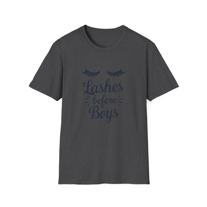 Fabulous Lashes Before Boys T-Shirt | Sassy Beauty Lover Tee | Chic Women's Empowering Gift