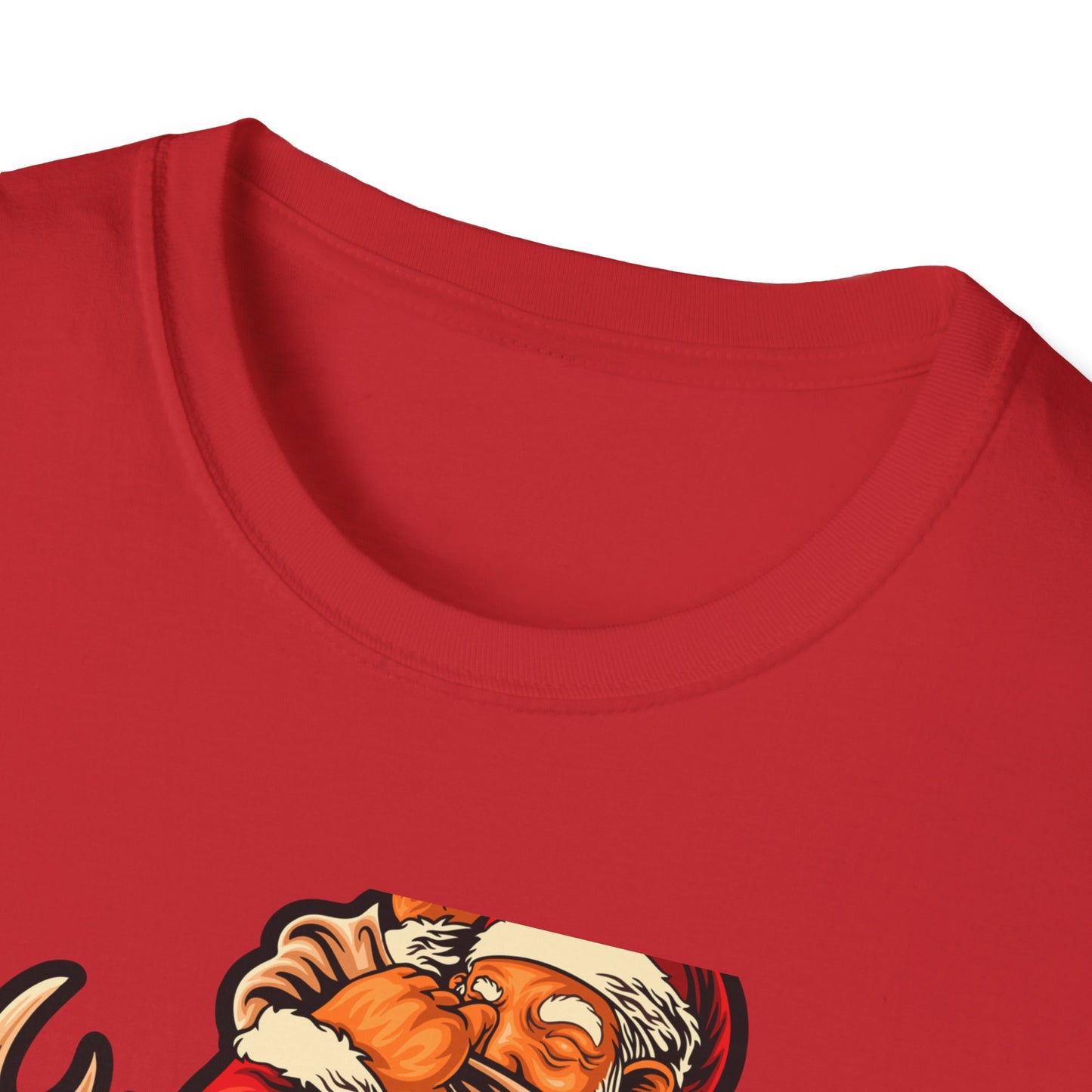 Epic Santa Riding Reindeer T-Shirt - Funny Christmas Piggyback Holiday Tee | Joyful Festive Apparel