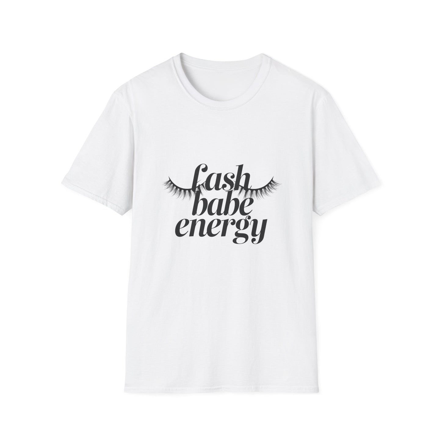 Chic Lash Babe Energy T-Shirt | Empowering Eyelash Lover Tee | Trendy Gift for Lash Techs & Beauty Pros