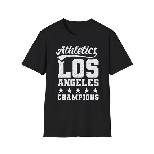 Epic Los Angeles Athletics Champions T-Shirt | Vintage Distressed LA Sports Fan Tee | Dept. of Athletics Retro Style