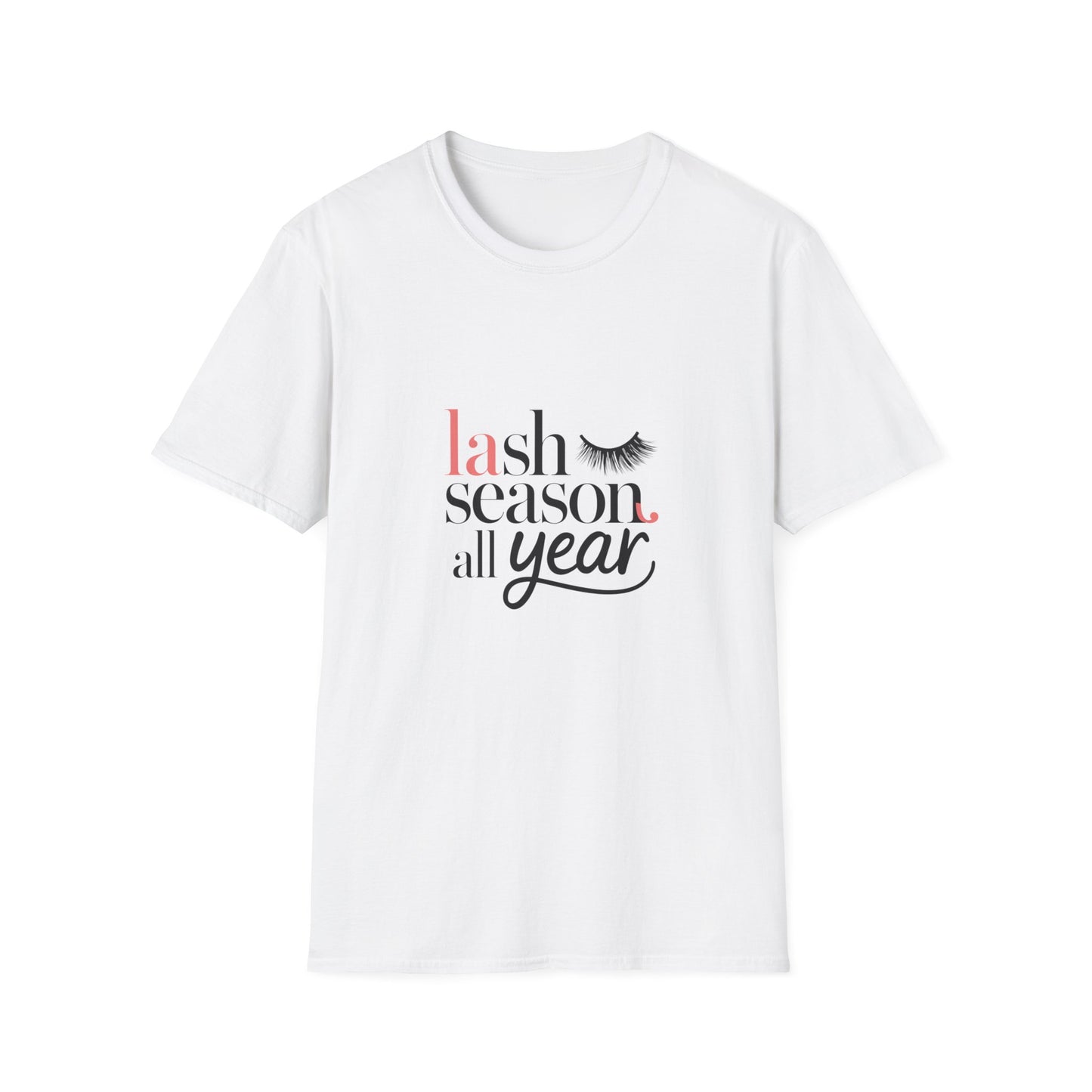 Chic 'La Lashes' Glam T-Shirt | Stunning Beauty & Makeup Artist Tee - Perfect for Lash Lovers!