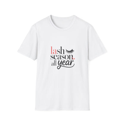 Chic 'La Lashes' Glam T-Shirt | Stunning Beauty & Makeup Artist Tee - Perfect for Lash Lovers!