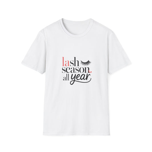 Chic 'La Lashes' Glam T-Shirt | Stunning Beauty & Makeup Artist Tee - Perfect for Lash Lovers!
