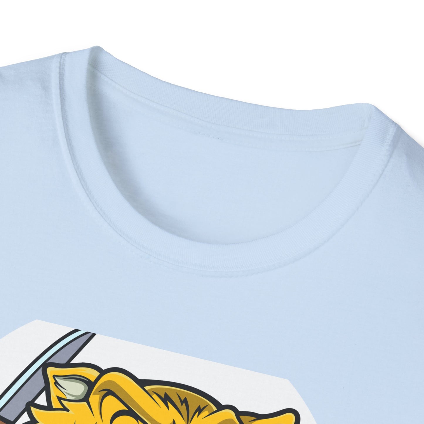 Fierce Tiger Hustler T-Shirt: Bold Roaring Gangster Streetwear Graphic Tee with Knife & Money Bag