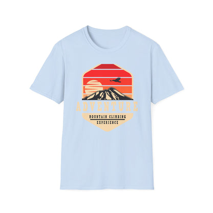 Epic Mountain Climbing Adventure T-Shirt | Vintage Sunset Hike Nature Tee | Explore & Conquer Gear Gift