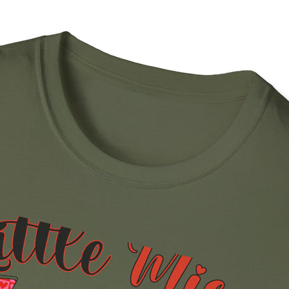 Charming Little Miss Valentine T-Shirt | Girls' Trendy Mixed Pattern Heart Day Tee
