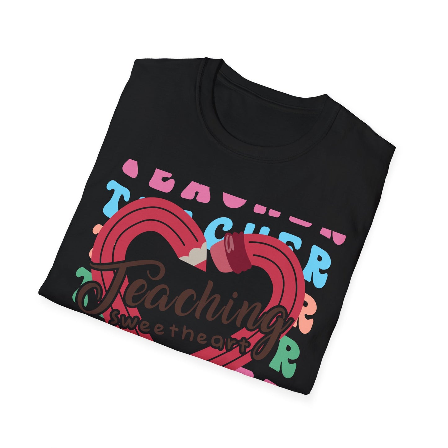 Groovy Teaching Sweetheart T-Shirt | Adorable Teacher Appreciation Tee | Perfect Gift for Educators & Mentors