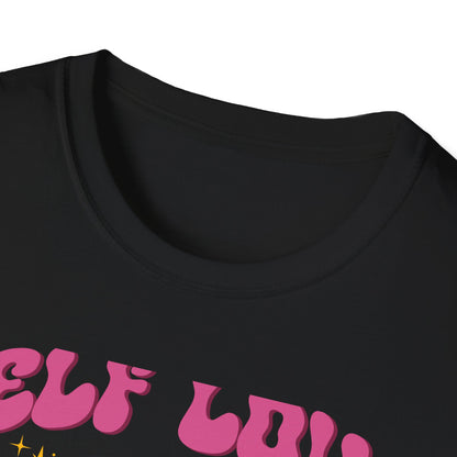 Uplifting Self Love T-Shirt | Groovy Cartoon Hearts Tee | Positive Vibes & Retro Empowerment Apparel