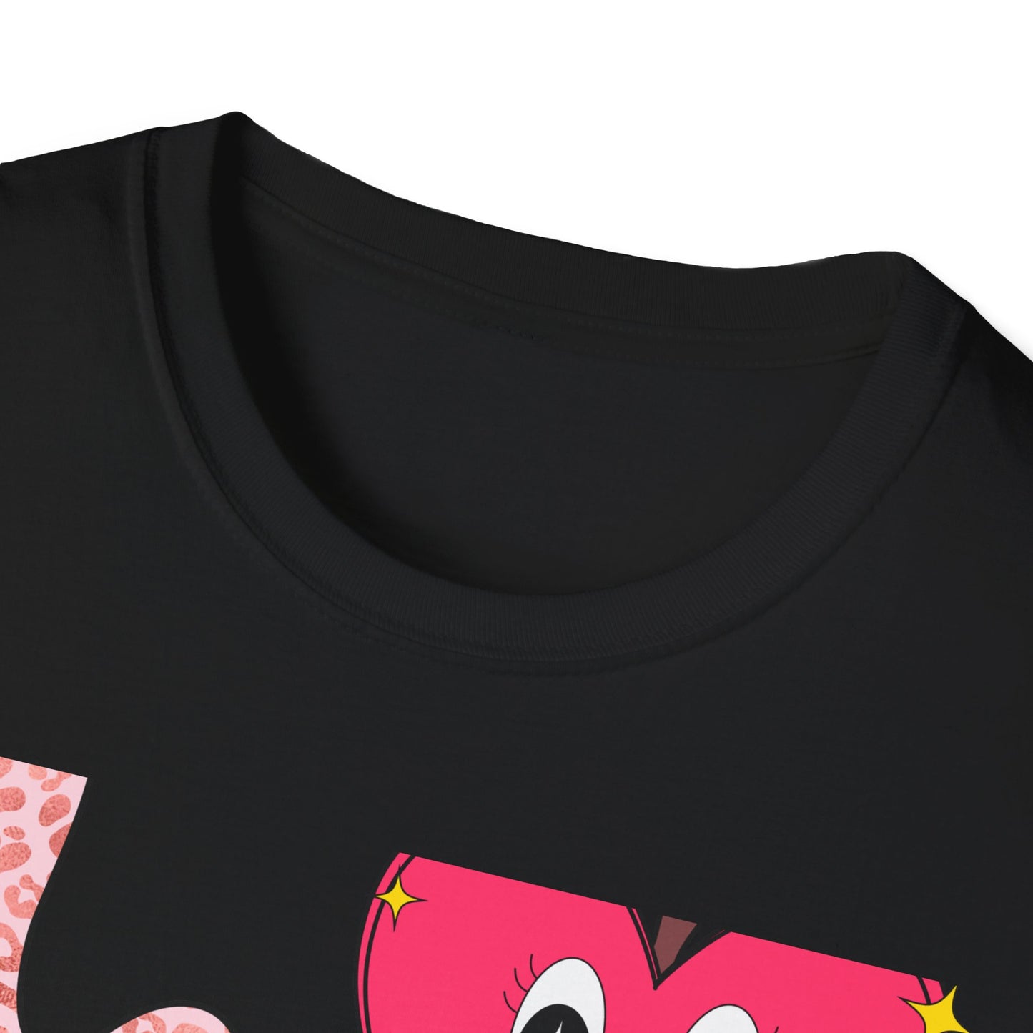 Groovy Leopard 'L' Back to School T-Shirt | Whimsical Reading Apple & Pencil Pals Tee | Fun Teacher Student Gift Idea