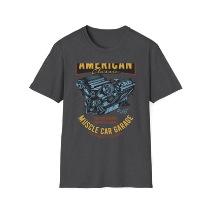 Epic American Classic Muscle Car V8 Engine T-Shirt | Authentic Garage Mechanic Tee | Since 1973 Vintage Car Lover Gift