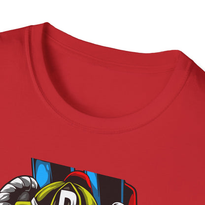 Epic Firefighter Hero T-Shirt | Fearless Urban Art Tee for First Responders & Protectors