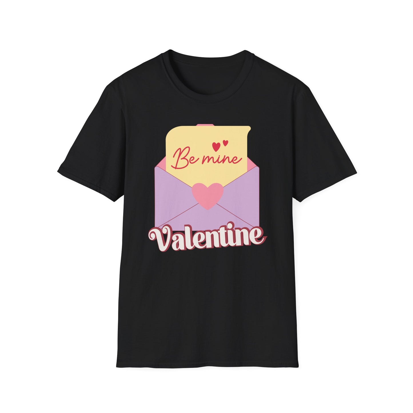 Charming 'Be Mine' Valentine T-Shirt | Adorable Love Letter Tee | Perfect Gift for Sweethearts & Couples | Romantic Apparel